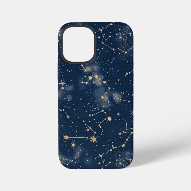 Celestial Constellation - Starry Night (5) iPhone 12 Mini Hülle (Rückseite)