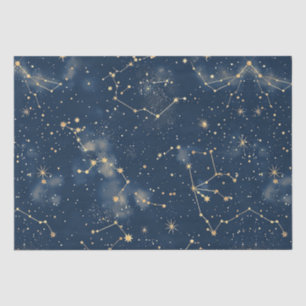 Celestial Constellation - Starry Night (5) Seidenpapier