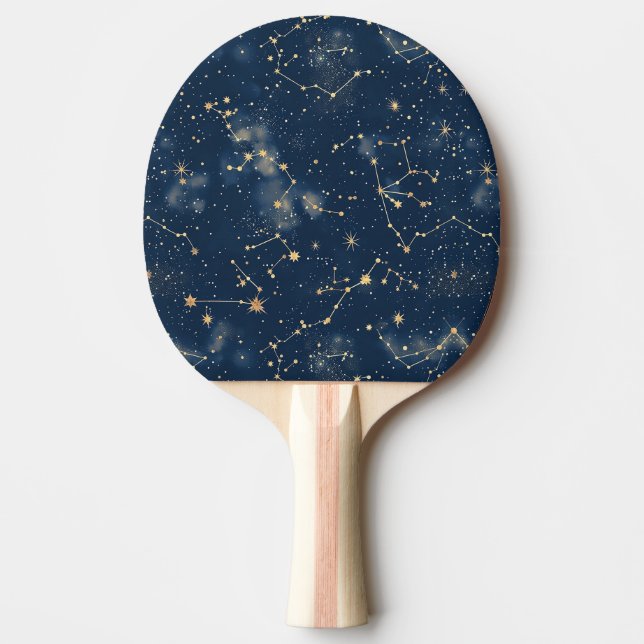 Celestial Constellation - Starry Night (5) Tischtennis Schläger (Vorderseite)