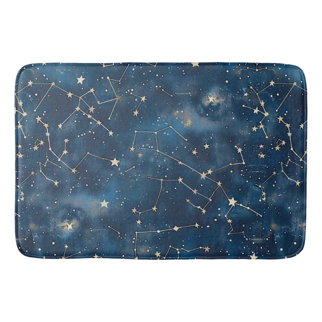 Celestial Constellation - Starry Night (6) Badematte (Vorderseite)