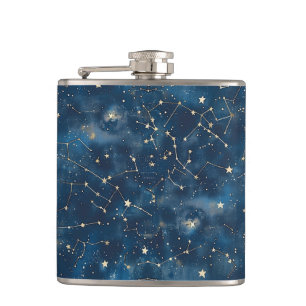 Celestial Constellation - Starry Night (6) Flachmann