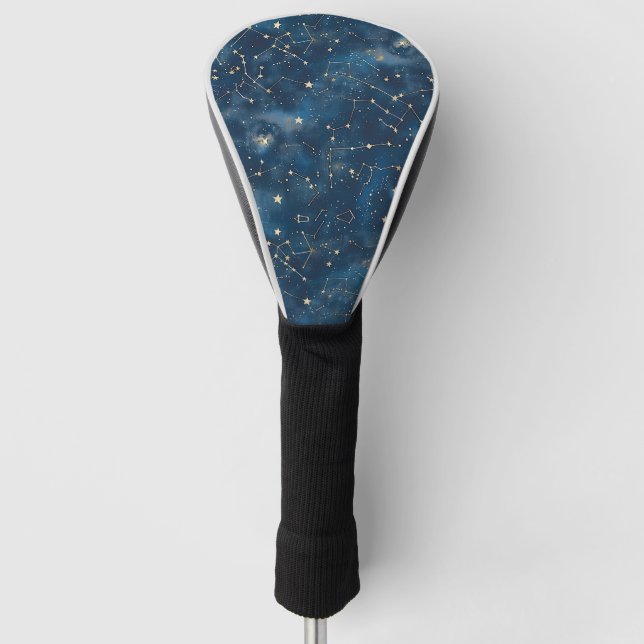 Celestial Constellation - Starry Night (6) Golf Headcover (Vorderseite)