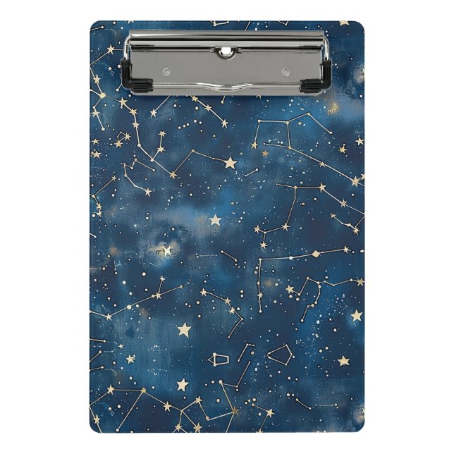 Celestial Constellation - Starry Night (6) Mini Klemmbrett (Vorderseite)
