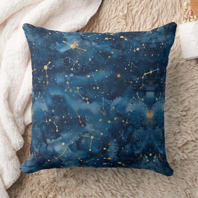 Celestial Constellation - Starry Night (7) Kissen (Decke)
