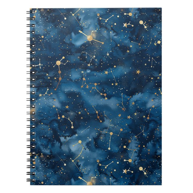Celestial Constellation - Starry Night (7) Notizblock (Vorderseite)