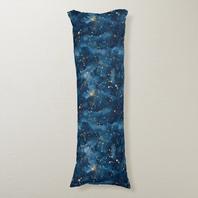 Celestial Constellation - Starry Night (7) Seitenschläferkissen (Vorderseite Vertikal)