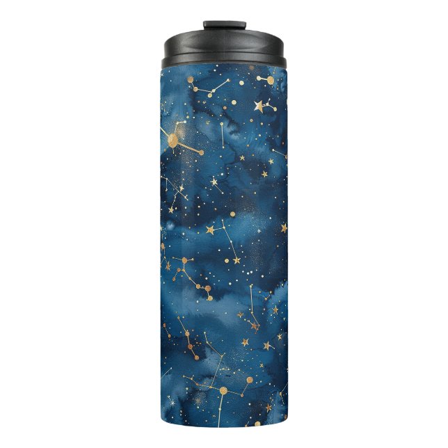 Celestial Constellation - Starry Night (7) Thermosbecher (Vorderseite)