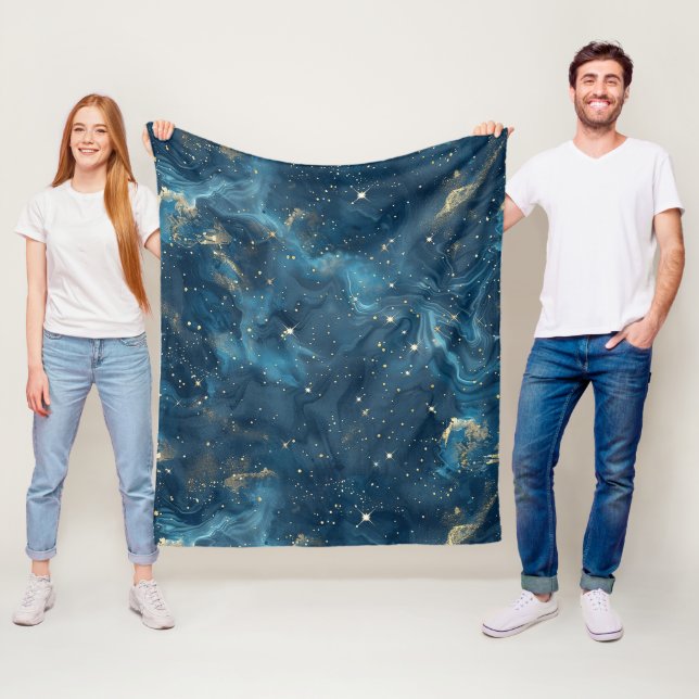 Celestial Constellation - Starry Night (8) Fleecedecke (Beispiel)