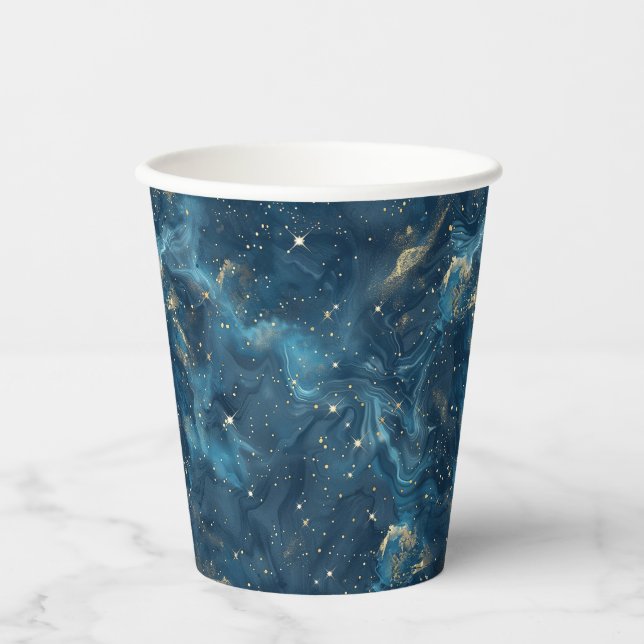 Celestial Constellation - Starry Night (8) Pappbecher (Vorderseite)