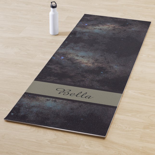 Celestial Cosmic Galaxy Pattern Yoga Mat Yogamatte (Beispiel)