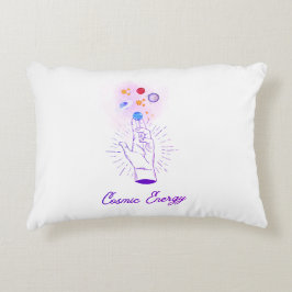 Celestial Cosmic Hand Accent Pillow - Minimalist M Dekokissen