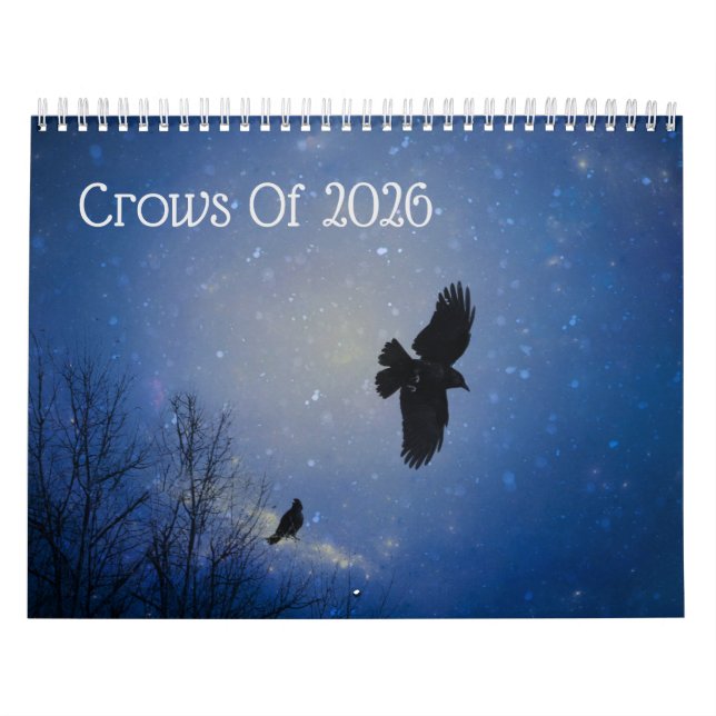 Celestial Crows 2026 Calendar Kalender (Titelbild)