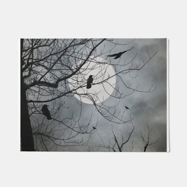 Celestial Crows Fußmatte (Vorderseite)