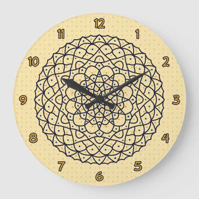 Celestial Day Clock Große Wanduhr (Vorderseite)
