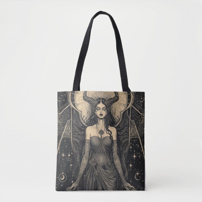 Celestial Demoness Gothic Tote Bag Tasche (Vorderseite)