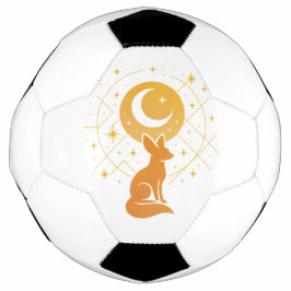 Celestial Desert Fox - Moon and Stars Cosmic Fußball