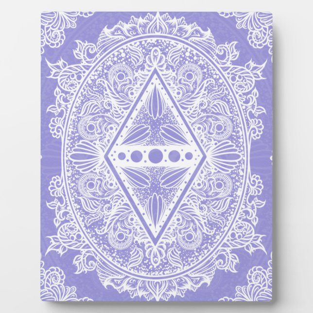 Celestial Diamond Mandala Fotoplatte (Vorderseite)