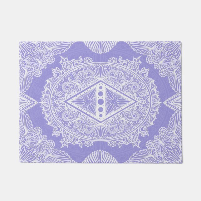 Celestial Diamond Mandala Fußmatte (Vorderseite)