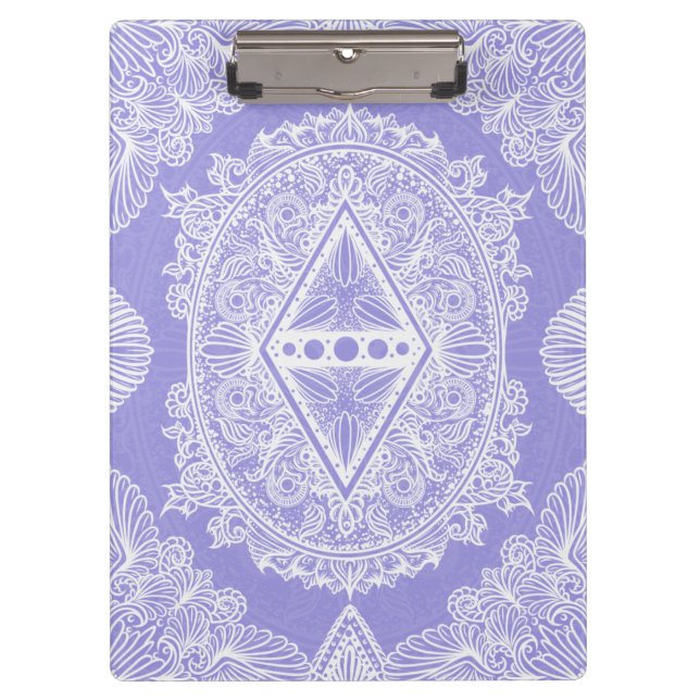 Celestial Diamond Mandala Klemmbrett (Vorderseite)