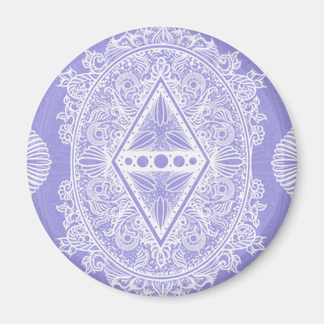 Celestial Diamond Mandala Magnet (Vorne)