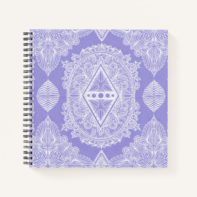Celestial Diamond Mandala Notizbuch (Vorderseite)