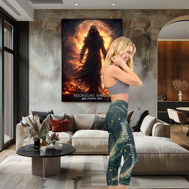 Celestial Dreams: Abstraktes Muster der Sternennac Capri Leggings (Von Creator hochgeladen)