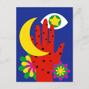 Celestial Dreams Feiertagspostkarte