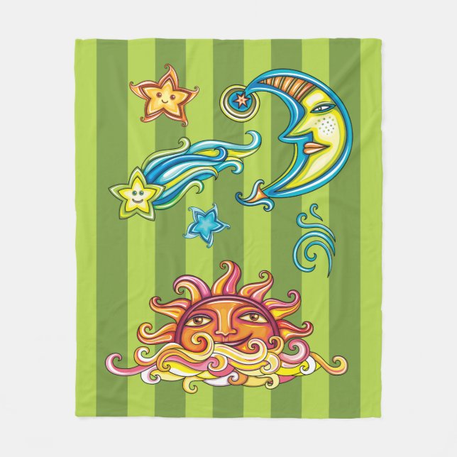 Celestial Dreams Fleece Blanket, Mittel (Vorderseite)