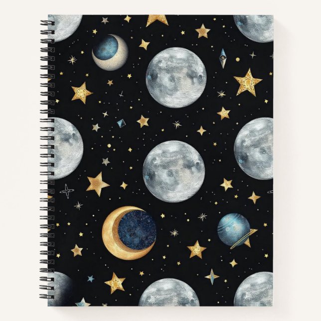 Celestial Dreams Spiral Notebook Notizbuch (Vorderseite)