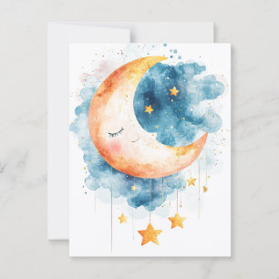 Celestial Dreams Watercolor Postkarte