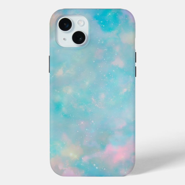Celestial Dreamscape Pastel iPhone Case (Rückseite)