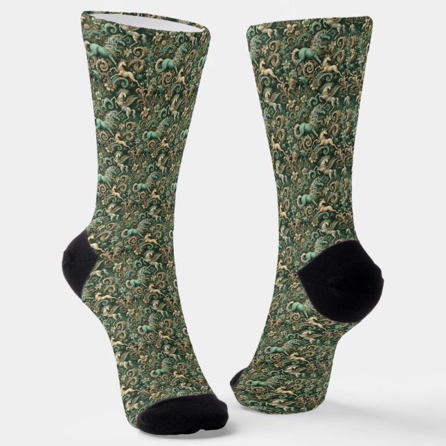 Celestial Equinox - Gothic Viktorianisch Delirium Socken (Gewinkelt)