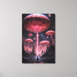 "Celestial Explorer: Journey Beyond the Unknown" Leinwanddruck