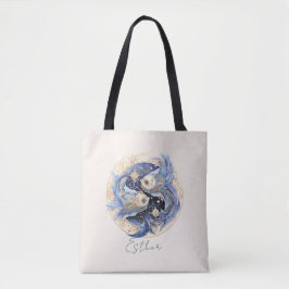 Celestial Fantasy Fish Zodiac Symbol Pisces Tasche