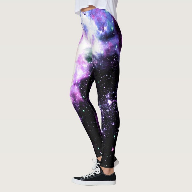 Celestial Fireworks Lila Sparkle Leggings (Links)