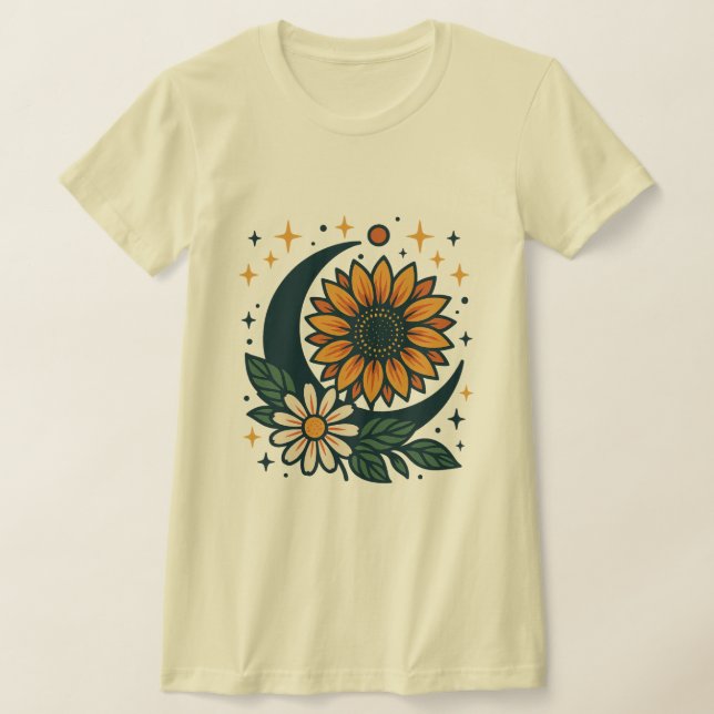 Celestial Flower Women's Slim Fit T-Shirt (Ablage )