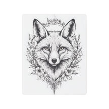Celestial Fox Metal Print