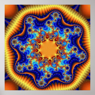 Celestial Fractalscope Poster