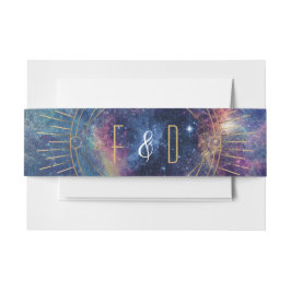 Celestial Galaxy Moon Phase Bands Einladungsbanderole