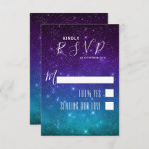 Celestial Galaxy Night Sky Stars Hochzeit