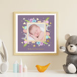 Celestial Garden Moon Star Lavender Neugeborenes F Foliendrucke<br><div class="desc">Dieses wunderschöne Blumendesign entstand aus handgemalten,  bezaubernden Monden und Sternen,  die mit skurrilen Blume in sanften Falten,  Blues,  Gelb,  Grüntönen und Lilien,  die auf einem weichen Lavendelhintergrund lila sind,  geschmückt wurden. Mehr Dinge finden Sie in meinem Himmelsgarten Über der Mond Baby Duwer Collection Original Kunst von Malissa Melrose.</div>