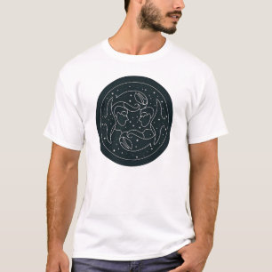 Celestial Gemini Twins T-Shirt