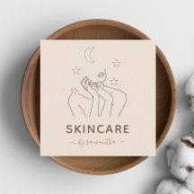 Celestial Girl Illustration Skincare Schönheitscre