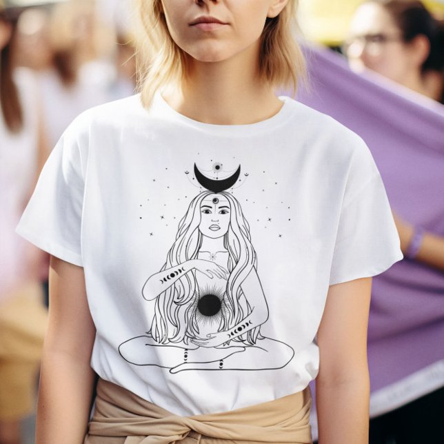 Celestial Goddess Healer Energy T-Shirt (Von Creator hochgeladen)