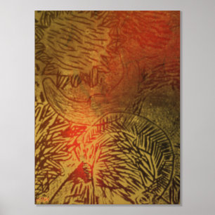 Celestial Gold Foil Print Foliendrucke