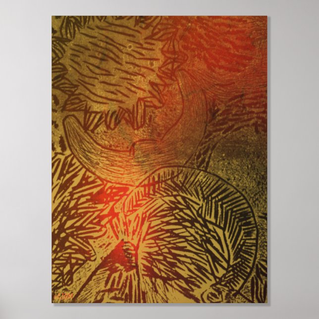 Celestial Gold Foil Print Foliendrucke (Vorderseite)