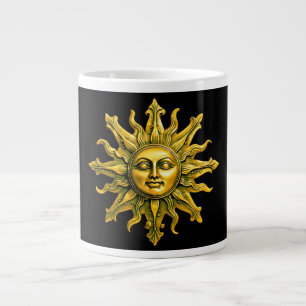 "Celestial Gold Radiance" Die Sonne Jumbo-Tasse