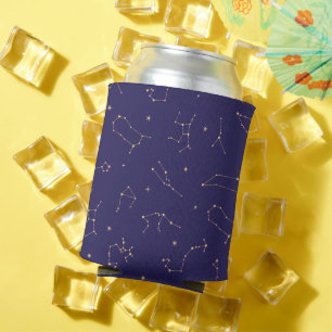 Celestial Gold Star Solareclipse Theme Dosenkühler