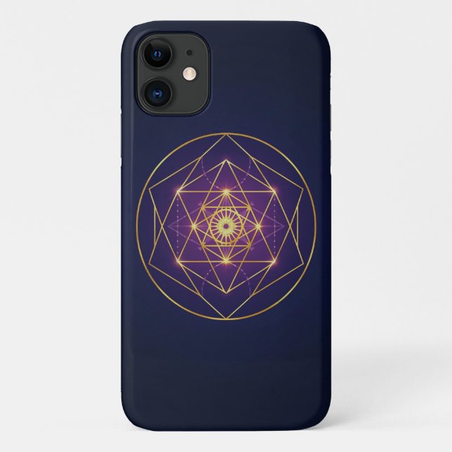 Celestial Golden Mandala — Balance in the Infinite Case-Mate iPhone Hülle (Rückseite)