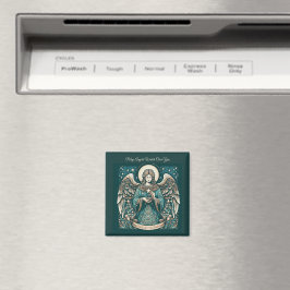 Celestial Guardian Angel Magnet